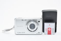 【実用光学美品】Sony ソニー DSC-W220 シルバー Cyber-shot サイバーショット コンパクトデジタルカメラ #4076-14