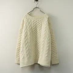 定価39600円 2025AW ジャーナルスタンダード ラックス journal standard luxe アランプルオーバー ニット ホワイト┃【2400014872583】のサムネイル
