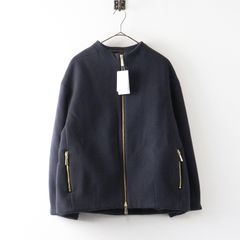 NOBLE MTR レイズドネックジップコート グレー 36 - メルカリ