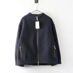 新品 定価51700円 2025AW ノーブル Noble スピックアンドスパン/25020240300140/MTRレイズドネックジップコート グレー┃【2400014876628】