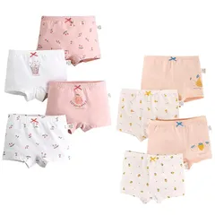 【新品】 [Hapipana] 女の子 ボクサーショーツ 8点セット 女児 キッズ ショーツ 下着 綿 レース 通気 パンツ 子供服 短パン ガールズ ジュニア 幼児 小学生 弾力性 ライクラ 100 110 120 130 140 150 (果物, 160)