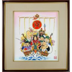 2887❣️近藤　大理　　絵画　　飛行する 飛天と花童子 2887❣️近藤 大理 絵画 飛行する 飛天と花童子 - メルカリ