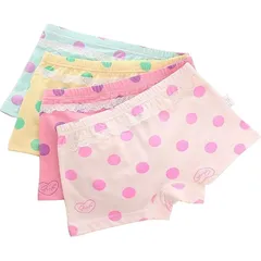 【新品】 [InSomila] [インソミラ] 下着 キッズ 女の子 パンツ ボクサーパンツ 花柄 リボン 蝶結び ショーツ 女児 蝶結び リ オールシーズン ガールズ 子供 保育園 幼稚園 小学生 インナー キッズ ふわふわ 着心地がいい 4枚 セット (ミ