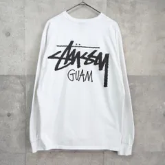 ステューシー ロゴ ロンT 長袖Tシャツ ホワイト