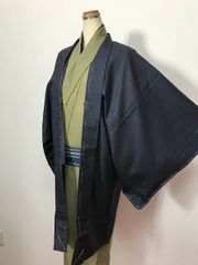 ミニ羽織 着物リメイク 衣装 コスプレ 和装 和柄 水色 N80511 - メルカリ