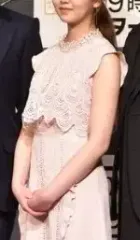 キム・ソヒョン着用/S.BLANC リリーアン ピンク色ワンピース 未使用品 ポール1120