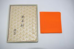 北村徳斎 『極上 塩瀬地 朱色』 帛紗 ふくさ 茶道具 正絹 約35g - メルカリ