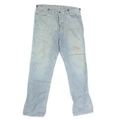 WAREHOUSE ウエアハウス ヒッコリー ストライプ ワークパンツ ブルー系 36【中古】のサムネイル
