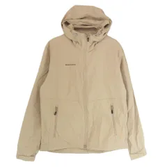 Mammut マムート 1012-00401 Hiking WB Hooded Jacket AF Women ハイキング ウィンドブレーカー フーデッド ジャケット アジアンフィット ベージュ系 L【美品】【中古】のサムネイル