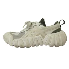 ONITSUKA TIGER オニツカタイガー F460622 DENTIGRE LS スニーカー ホワイト系 カーキ系 24.5cm【中古】