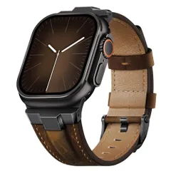 新品 Suitisbest アップルウォッチ バンド 本革 レザー 交換ストラップ Apple Watch Ultra バンド 49mm 46mm 45mm 44mm 42mm 対応 iWatch Ultra3 Ultra2 Ultra 11 10 9 8 7のサムネイル