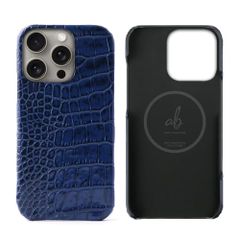ABBI SIGNATURE iPhone17 Pro 手帳カバー 紺 本革 - メルカリ