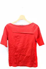 インディヴィ INDIVI Tシャツ 半袖 38 赤 /HY