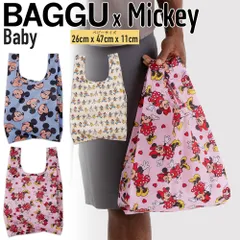 【新品】BAGGU x Mickey & Friends エコバッグ ベビー サイズ トートバッグ ミッキーコラボ ミニー