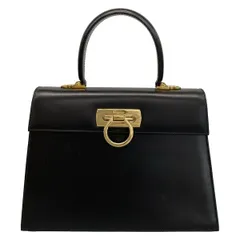 FERRAGAMO/SalvatoreFerragamo(サルバトーレフェラガモ) ハンドバッグ ガンチーニ 212181 黒 レザー