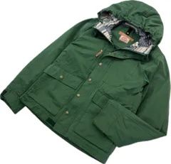 KRIFF MAYER ☆ マウンテンパーカー コットン ジャケット グリーン S デイリーユース 古着 アウトドア キャンプ クリフメイヤー■AB302