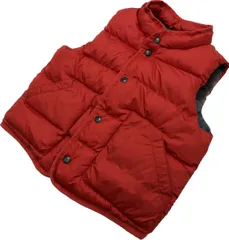 GAP ☆ お出かけスタイル◎ キッズ 95cm 中綿 ベスト レッド アウトドア キャンプ 旅行 秋冬の定番スタイル◎ 定番 人気 ギャップ■AD241