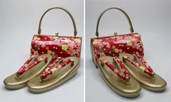 【超特価】送料無料　草履バッグ セット (新品・エナメル) 振袖　成人式　結婚式　Shops0318A