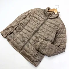 UNIQLO ☆ 軽量◎ 旅行時にも◎ グレージュ ウルトラライトダウン ダウンジャケット XL レディース アウトドア キャンプ ユニクロ■AJ204