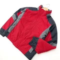 エルエルビーン ☆ L.L.Bean スキージャケット キッズ S ウェスト雪止め付き♪ レッド グレー アウトドア キャンプ 様々なシーン◎■BG134