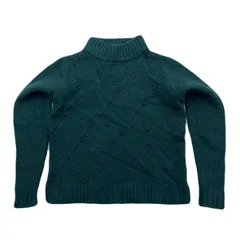 フレッドペリー ニット セーター グリーン 緑 レディース Sサイズ 細身 きれいめ ●BD332