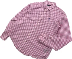 POLO RALPH LAUREN ☆ 綺麗な発色◎ ギンガムチェック 長袖 シャツ メンズ L オシャレ 大人カジュアル アメカジ ポロラルフローレン■AM233