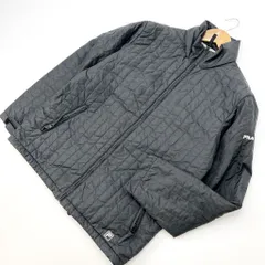 フィラ ☆ FILA 中綿 ナイロンジャケット M ダークグレー チャコールグレー スポーツ タウンユース【シンプルで使い勝手良し♪】■BC158