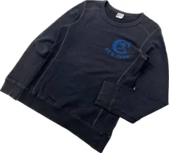 Champion ☆ ランタグ 復刻 スウェット シャツ トレーナー ニューヨーク プリント ネイビー グレー レディース M 古着 チャンピオン■AK283