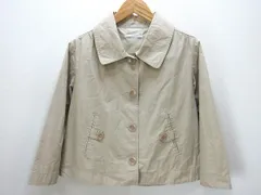 ■チャオパニック/CIAOPANIC Aライン短丈ベージュジャケット■AA