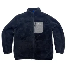 アウトドア プロダクツ ボア フリースジャケット ブラック 黒 メンズ LLサイズ 防寒 厚手 ●BA322