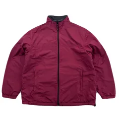 オールド ユニクロ ナイロン ジャケット フリースジャケット リバーシブル レッド グレー Mサイズ メンズ ●BE342