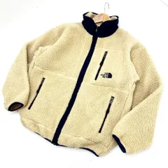 ■ノースフェイス THE NORTH FACE NA-1202 【毛足の長いレトロX型♪】【合わせやすいオフホワイト】ボアフリース ジャケット Mサイズ■B103
