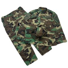 陸上自衛隊 迷彩服1型 上下衣 熊笹 旧迷彩 PX 作業服 - メルカリ