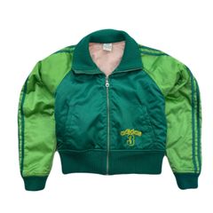 adidas トラックジャケット グリーン - メルカリ