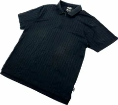 adidas GOLF ☆ フェード感◎ ブラック ゴルフ ストライプ ポロシャツ 半袖 O スポーツ トレーニング 大人 定番 人気 アディダス■DJ207