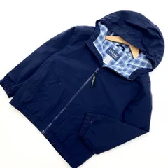 エルエルビーン L.L.BEAN L.L.ビーン キッズ 子供用 8サイズ 130cm相当 ナイロンジャケット ネイビー 濃紺 お子様の防寒着に♪■CC143