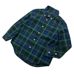 ラルフローレン キッズ 長袖 シャツ 4/4T キッズ 100サイズ相当 グリーン 【 かわいいオーセンティックデザイン 】 RALPH LAUREN ●DJ311