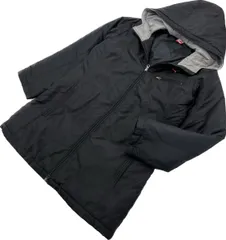 PUMA ☆ 秋冬 シンプル着回し◎ 中綿 ジャケット パーカー コート ブラック M レディース スポーツ アウトドア タウンユース プーマ■DG256