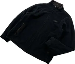 FIRST DOWN ☆ シンプル 着まわし◎ フリースジャケット ブラック L アウトドア アメカジ ストリート ゴープコア ファーストダウン■DG295