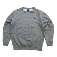 チャンピオン スウェット トレーナー グレー メンズ Sサイズ 定番 胸ロゴ ●DE366