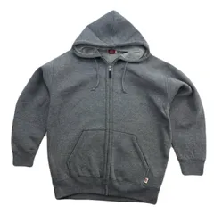 ディッキーズ 裏パイル地 ジップアップ パーカー グレー シンプル 大きめ メンズ XLサイズ ビッグシルエット ●DA374