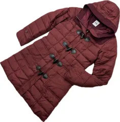 FILA GOLF ☆ フィラ ゴルフ ダウン ジャケット コート エンジ レッド レディース M 秋冬 防寒 休日 スポーツ 万能 タウンユース■DF275