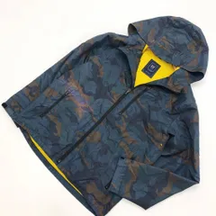 ギャップ GAP 150cm 迷彩 カモフラ マウンテンパーカー ナイロンジャケット キッズ 子供用 お子様の防寒着に♪ 裏メッシュ■C158