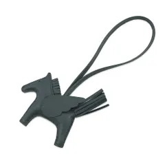 エルメス バッグチャーム ロデオPM ペガサス ヴェールマングローブ ラムスキン K刻印 HERMES