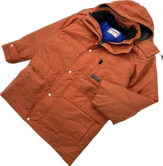 McGREGOR ☆ 主役級◎ 裏ダウン◎ ダウンジャケット マウンテンパーカ オレンジ M アウトドア 大人カジュアル 古着 マックレガー■DB252