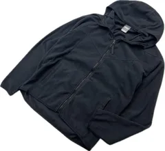 NIKE ☆ ブラック フリース ジャケット ジップアップ パーカー 黒 XL 秋冬 防寒 インナーにも◎ スポーツ トレーンング 人気 ナイキ■EB307
