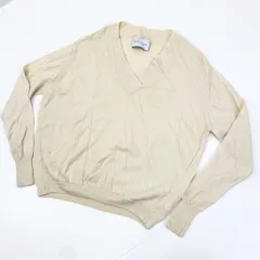 ■アダムエロペ ADAM ET ROPE 【レディース ゆったりサイズ♪】ベージュ ウール ニットセーター 38■H