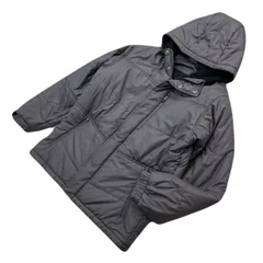 NIKE ナイキ 中綿 ジャケット パーカー グレー メンズ M 秋冬 スポーツ トレーニング アウトドア キャンプ タウンユース 定番 古着■EE297