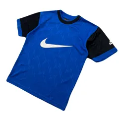 ナイキ 半袖 Tシャツ ブルー ネイビー メンズ M 【 両面 ロゴスウォッシュ♪ 90s ビンテージ 】 NIKE ●DL85