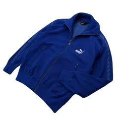 PUMA プーマ ビンテージ ジャージ ジャケット トラックジャケット ブルゾン ブルー メンズ S 通年 スポーツ ストリート アメカジ■H348